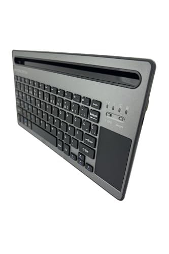 Touch Padli Bluetooth Klavye 10 Metreye Kadar Çalışma Aralığı Lithium Pil 291 x 154 x16 mm