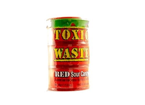 Toxic Waste Red Ekşi Şeker 42Gr (Kırmızı)