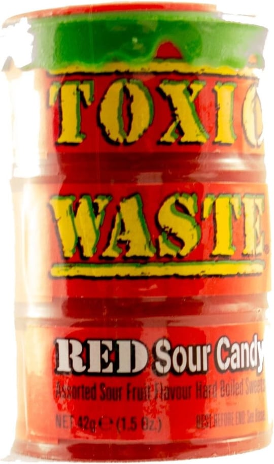 Toxic Waste Red Ekşi Şeker 42Gr (Kırmızı)