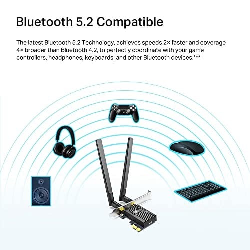 TP-Link Archer TX20E, AX1800 Wi-Fi 6 Bluetooth 5.2 PCIe Ağ Kartı - Seçenekler: AX1800 PCI-E, Wi-Fi 7 BE9300