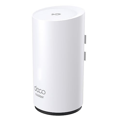 TP-Link Deco X50-Outdoor 1-Pack, AX3000 Mbps, IP65 Toza ve Suya Dayanıklılık, Dual-Band, Gigabit Bağlantı Noktaları, 230 m² ye Kada
