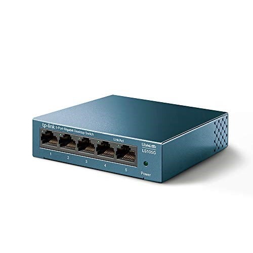TP-Link LS105G, 5-Port 10/100/1000 Mbps Gigabit Ethernet Switch, 5 Bağlantılı Harici Güç Adaptörü - Seçenekler: PoE ile 5 Bağlantı Noktalı Gigabit...