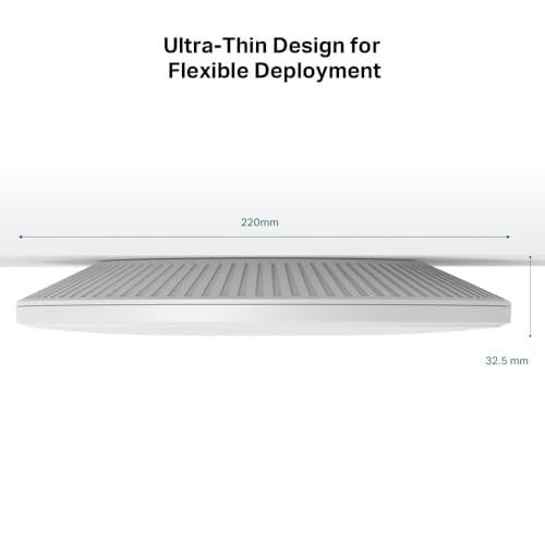 TP-Link Omada EAP773 9300 Mbps Wi-Fi 7 10G Port Tavan Tipi Access Point
