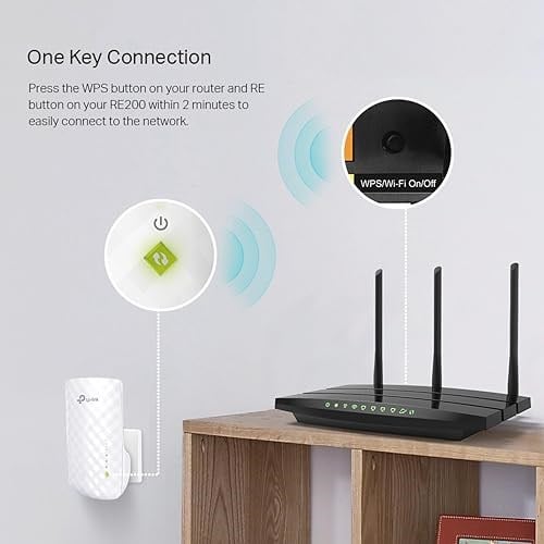 TP-Link RE200 Dual Band 750 Mbps Wifi Güçlendirici - Seçenekler: AC750Mbps port Wifi Güçlendirici, Global Versiyon...