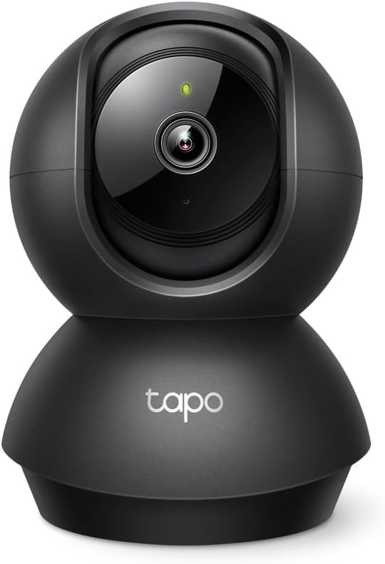 TP-Link Tapo C211 2K 3MP Yatay ve Dikey Ev Güvenliği Wi-Fi Kamerası, Gece Görüşü, IP66 Su Geçirmez, Siyah Renk + 64GB Kioxia MicroSD Bellek