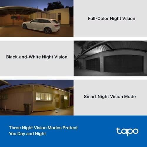 TP-Link Tapo TC41 2K Dış Mekan Pan/Tilt Güvenlik Wi-Fi Kamera, IP65 Hava Koşullarına Dayanıklı, Hareket Algılama, 360° Görsel Kapsama Alanı, Tam Renkli Gece Görüşü, Yerel Depolama, Alexa ve GoogleHome