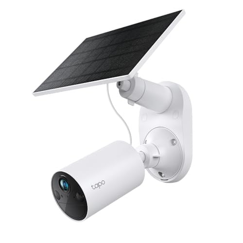 TP-Link TC82 KIT, 2K 3MP, Renkli Gece Görüşü, Şarj Edilebilir, IP65 Sertifikalı, Yerel/Bulut Depolama, 110° Açılı, Güneş Paneli Dahil, Kablosuz Bataryalı Güvenlik Kamerası Kiti