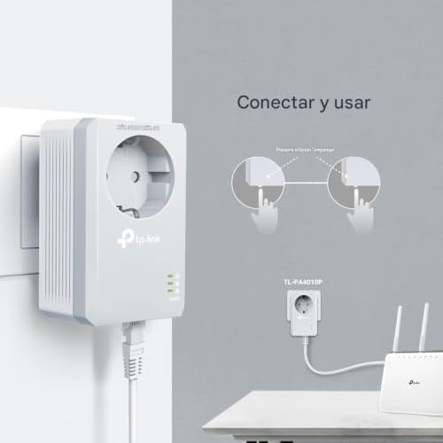 TP-Link TL-PA4010PKIT, AV600 AC Güç Soketli Powerline Adaptör Başlangıç Kiti