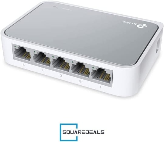 TP-Link TL-SF1005D TP-LINK TL-SF1005D 5-Port 10/100Mbps Tak ve Kullan % 60 Enerji Tasarruflu Switch