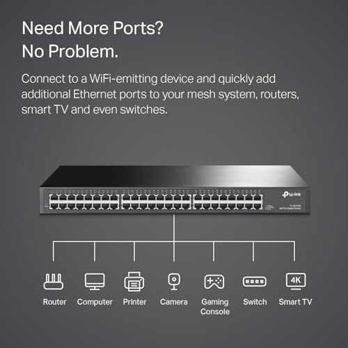 TP-Link TL-SG1048, 48-Port Gigabit Rackmount Switch