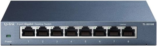 TP-Link TL-SG108 V3 8 Portlu Gigabit Ağ Anahtarı 8 Port Siyah TL-SG108