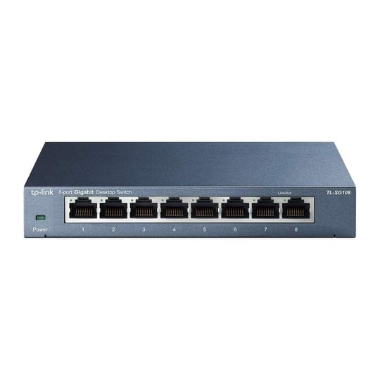 TP-Link TL-SG108 V3 8 Portlu Gigabit Ağ Anahtarı 8 Port Siyah TL-SG108