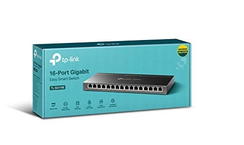 TP-Link TL-SG116E, 16-Port Gigabit Unmanaged Pro Switch