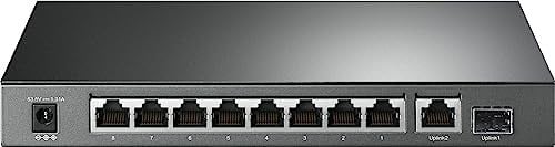 TP-Link TL-SG1210P, 10-Port Gigabit Desktop Switch with 8-Port PoE+
