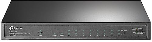 TP-Link TL-SG1210P, 10-Port Gigabit Desktop Switch with 8-Port PoE+