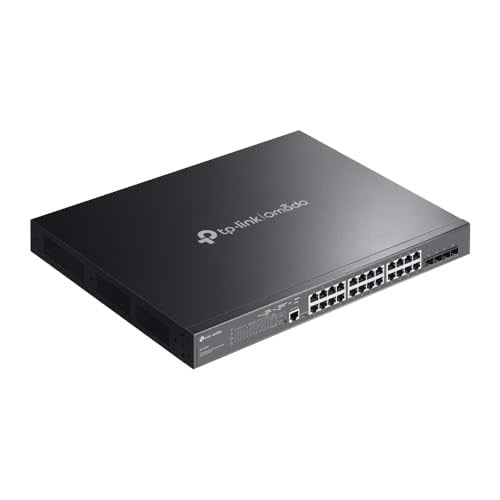 TP-Link TL-SG3428MP, JetStream 28-Port Gigabit L2 Managed Switch with 24-Port PoE+