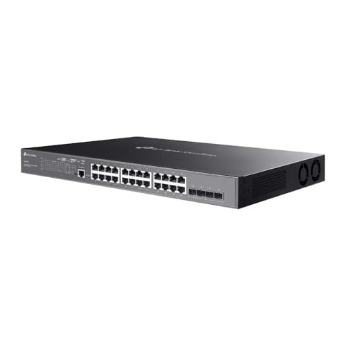 TP-Link TL-SG3428MP, JetStream 28-Port Gigabit L2 Managed Switch with 24-Port PoE+