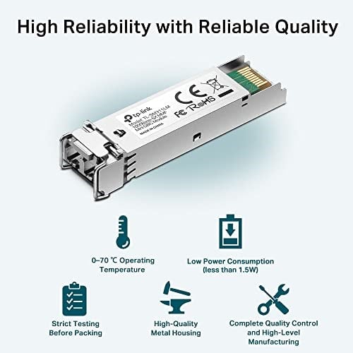 Tp-link TL-SM311LM, MiniGBIC Modülü - Seçenekler: 1G, çoklu mod, 1G, tek mod, 10GBase-SR, tek mod...