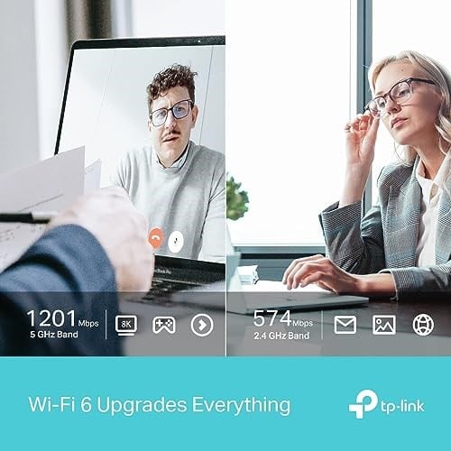 TP-Link WiFi Stick 6 güçlü AX1800Mbps, Archer TX20U, WLAN USB adaptörü, WLAN dongle, USB 3.0 Dual-Band, 2.4G/5GHz, MU-MIMO, WPA3, Windows 11/10 ile uyumlu