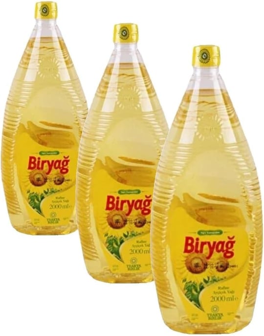 Trakyabirlik Biryağ Rafine Ayçiçek Yağı Pet Şişe 2 lt