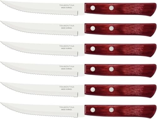 Tramontina Churrasco 21198/715 Biftek-Steak Bıçağı (6lı Blister)
