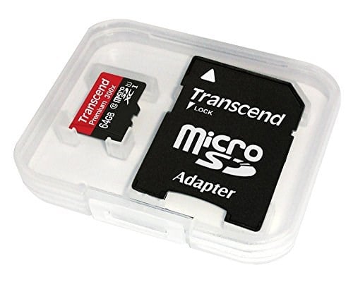 Transcend Premium Class 10 microSDXC 64 GB hafıza kartı, SD adaptörlü (UHS-I, 45 Mbps okuma hızı) [Amazon hayal kırıklığı yaratmayan ambalaj]