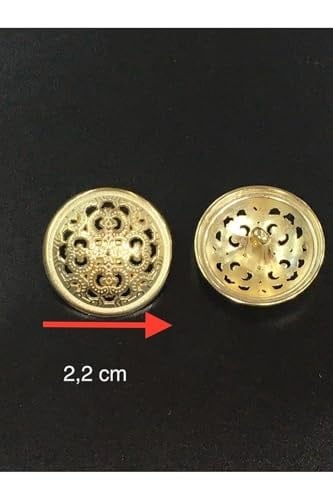Trençkot Ve Ceket Düğmesi Takımı 6 Lı Set Gold