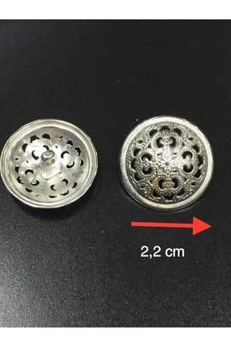 Trençkot Ve Ceket Düğmesi Takımı 6 Lı Set Gümüş