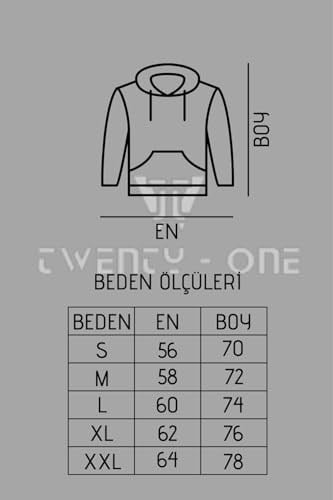 TrendSeninle Unisex Bej The Happiest Baskılı Kapişonlu Sweatshirt