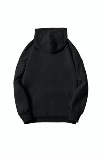 TrendSeninle Unisex Siyah California 1984 Baskılı Oversize Sweatshirt