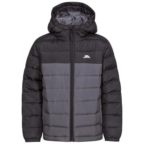 Trespass Erkek Çocuk Padded Mont, UCJKCAN20002-BLK