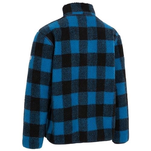 Trespass MAFLFLTR0063 Tatsfield Male Fleece AT400 Black Erkek Outdoor Polar