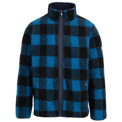 Trespass MAFLFLTR0063 Tatsfield Male Fleece AT400 Black Erkek Outdoor Polar