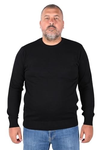 TRİST STAR Erkek Büyük Beden Bisiklet Yaka Kazak Trist-2101