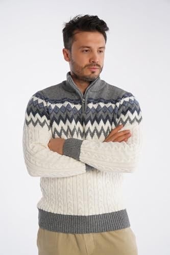 TRİST STAR Erkek Dik Yaka Triko Kazak Trist-5323