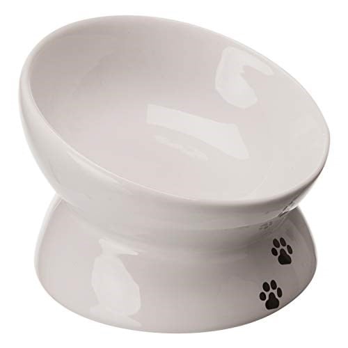 Trixie Kedi Mama ve Su Kabı Yükseltilmiş Ergonomik Seramik 0.15Lt 13 cm Beyaz