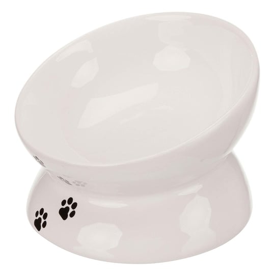 Trixie Kedi Mama ve Su Kabı Yükseltilmiş Ergonomik Seramik 0.15Lt 13 cm Beyaz