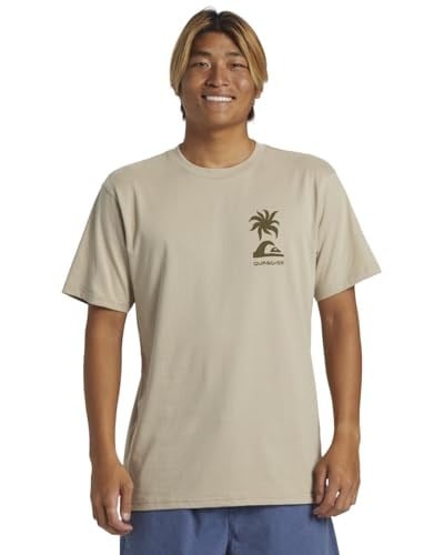 Tropical Breeze Erkek Kahverengi Günlük Stil T-Shirt AQYZT09562-THZ0