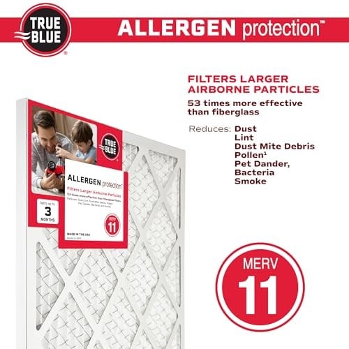 True Blue Allergen Air Filtre, 4lü Paket, 318251.4 - Seçenekler: 18-inç x 25 inç x 1-inç, 16 inç x 25 inç x 1-inç...