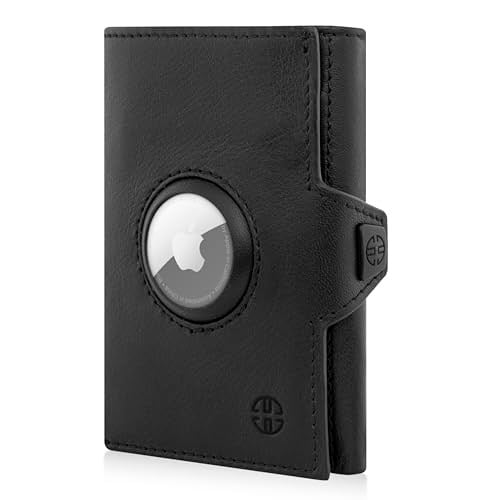 TRUSADOR Unisex Toscana AirTag Tutucu Deri Cüzdanlar