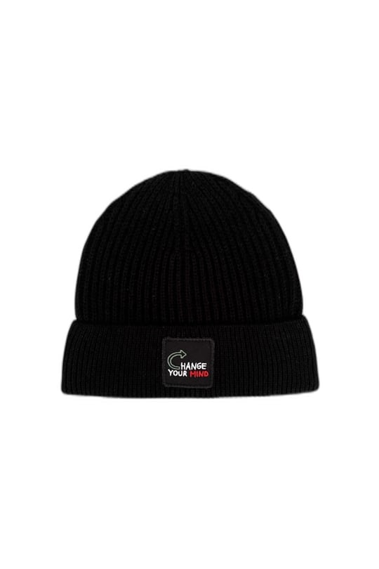 TSC HOUSE Unisex 22WCBE481U Change Your Mind Nakışlı Bere, Siyah, Tek Beden