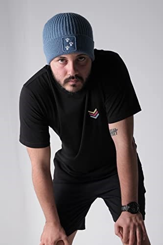 TSC HOUSE Unisex 22WCBE494U Foot Steps Nakışlı Bere, Turkuaz, Tek Beden