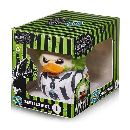TUBBZ Box Edition Beetlejuice Koleksiyoncu Vinil Kauçuk Ördek Figürü - Resmi Beetlejuice Merchandise - Televizyon, Film ve Video Oyunları