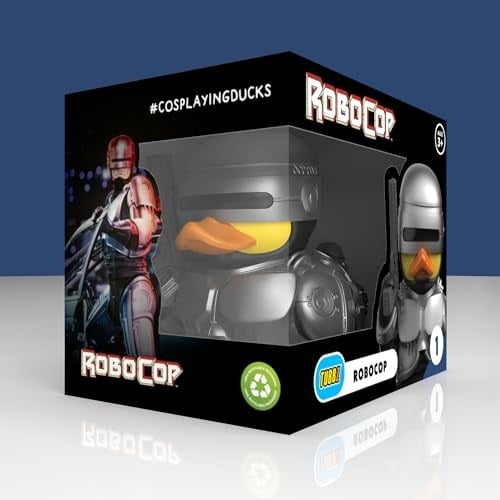 TUBBZ Kutulu Baskı: Robocop Cosplaying Kauçuk Ördek Vinil Figür