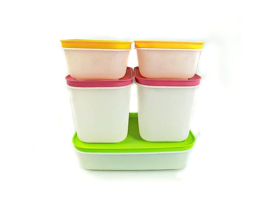 Tupperware Alaska Set 5Li ( Derin Dondurucu İçin ) 1,1L (2) +1,0L + 450ml (2)