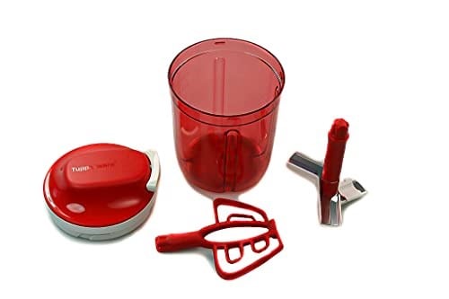 Tupperware Chef Multi-Chef Kırmızı Süpersonik, Kesme ve Dövme Speedy Girl için