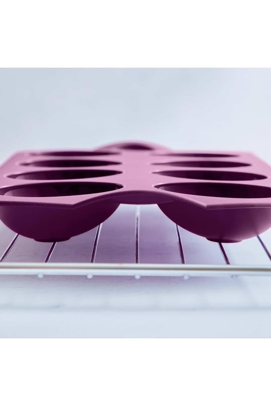 Tupperware Silikon Sürpriz Yumurta Pişirme Kalıbı - Mor Mikrodalga Ve Fırın Uyumu