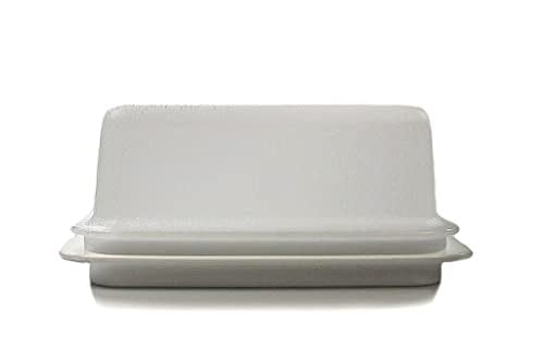 Tupperware Tereyağı kabı Butterschatz beyaz C21 Butterschatz buzdolabı