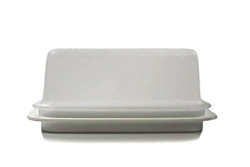 Tupperware Tereyağı kabı Butterschatz beyaz C21 Butterschatz buzdolabı