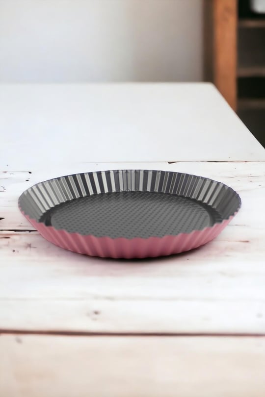 Turta Tart Kalıbı Pembe 28cm